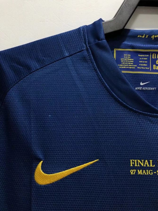 FC Barcelona 2008/09 Retro Home Shirt – Messi #10 | UCL Final Edition