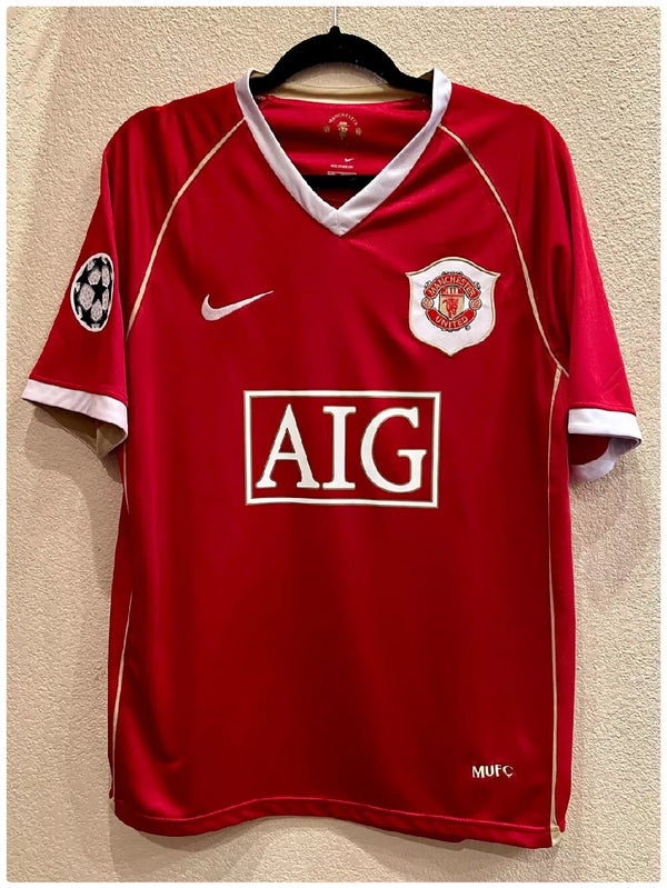 Manchester United 2006/07 Home Shirt – Wayne Rooney #8 – UCL Edition – Short Sleeve