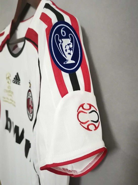 AC Milan 2006/07 UCL Final Away Football Shirt #9 Inzaghi