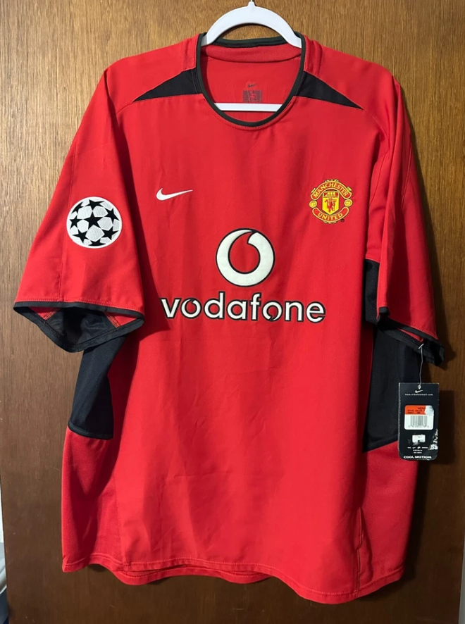 David Beckham #7 Manchester United Retro footbal Jersey 02/03 |  Era (UCL Edition) football shirt